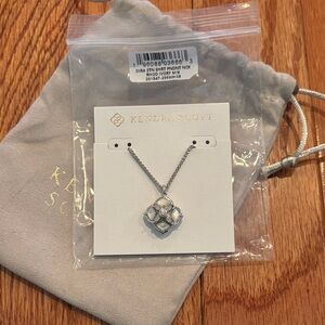 Kendra Scott Silver Geometric Necklace